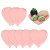 JTLB Paper Plates, 8Pcs Wedding Party Supplies with Lovely Love Design for Serving Candy Nuts at Buffets Dessert Tables (Pink) view 4
