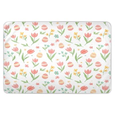 CEBUGI 34 x 52Washable Underpads Heavy Absorbency Waterproof Incontinence Bed Pads Eggs Flowers Pee Pads for Adults Kids and Baby