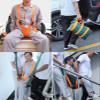 Lightweight Stair Chair Transfer Belt Sling for Seniors & Handicapped, Safe Emergency Evacuation Chair, Breathable Transfer Board Mat for Easy Mobility view 2
