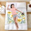 CEBUGI 34 x 52Washable Underpads Heavy Absorbency Waterproof Incontinence Bed Pads Watercolor Wildflowers Pee Pads for Adults Kids and Baby view 2