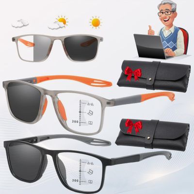 Sports Tr Square Frame Ultra-Light Anti-Blue Light Reading Glasses