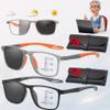 Sports Tr Square Frame Ultra-Light Anti-Blue Light Reading Glasses view 1
