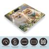 Pomeranians Puppies Scale for Body Weight Accurate Digital Bathroom Scale Toughened Glass High Precision Scales Smart Weight Scales with Large LCD Backlight Display Weighing Machine view 3
