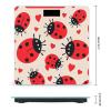Ladybug Scale for Body Weight Accurate Digital Bathroom Scale Toughened Glass High Precision Scales Smart Weight Scales with Large LCD Backlight Display Weighing Machine view 2