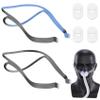 2-Pack Airfit P10 Headgear Strap with 4 Adjustment Clips Replacement Headgear Elastic Straps for AirFit P10 Nasal Pillow Mask view 1