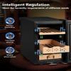 25L Cigar Humidor, Thermostatic Electric Cooler w/Temp & Humidity Control, Spanish Cedar, Safety Lock, Gift for Men view 2