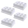 Znet3D Eye Drop Bottle Organizer 6Slot Holder for Eye Drop Bottles, Upright Storage Stand, Compact Countertop Organizer Made in USA (4 - Pack) view 1