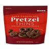 Dark Chocolate Pretzel Thins, 19 oz, Crunchy Pretzels Covered in Rich Dark Chocolate, Drizzled with Creamy Milk Chocolate, Sweet & Salty Gourmet Snack (2 Pack) view 2