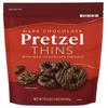Dark Chocolate Pretzel Thins, 19 oz, Crunchy Pretzels Covered in Rich Dark Chocolate, Drizzled with Creamy Milk Chocolate, Sweet & Salty Gourmet Snack (1 Pack) view 1