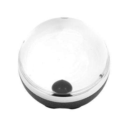 Eminchu Magnetic Fluid Sound Pickup, Ball Design Sound Visualizer, Portable Ferrofluid Device with Built in Rhythm Lamp & Warm Night Light, Ideal for Desk Decor