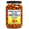 Peanut Butter Filled Pretzels, 50 oz Tub, Oven Baked Bite-Size Snack, Crunchy & Creamy, Salty and Sweet, Resealable Container (1 Pack) view 1