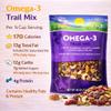 Omega 3 Trail Mix Snack Blend, 40 oz, Cranberries Walnut Almond Pumpkin Seed Pecan, Plant Protein, Non-GMO Kosher (1 Pack) view 4
