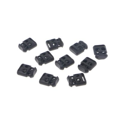 10 Pcs/Lot Shoelace Buckle Clip Stopper Rope Clip Clamp Cord Cable Luxury Crystal Shoe Clips