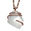 Raw Polished Celestite Angel Communication Faith Pendant, Throat Chakra, Reiki Jewelry, Baby Loss, Inner Peace, Intuition Prophecy #28 view 1