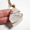 Raw Polished Celestite Angel Communication Faith Pendant, Throat Chakra, Reiki Jewelry, Baby Loss, Inner Peace, Intuition Prophecy #28 view 3