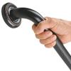 16-inch Textured Grab Bar for Bathtub and Shower, Oil Rubbed Bronze Finish, 1.25-Inch Diameter, Bathroom Toilet Saftey Hand Rail, Wall-Mounted, Great for Towel Holder/Stair Handrail view 1