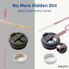 2-in-1 Dual-Head Straw Brush, Silicone Cleaning Brush for Straws & Lid Gaps, Long Flexible for Tumblers & Bottles, Non-Slip Handle, No-Scratch, 2 Pack (6mm & 9mm), Durable & Reusable (Blush Pink) view 4