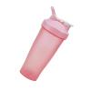 Brrnoo Protein Shaker Bottle, Water with Loop Shaker Balls Leak Proof 20oz Protein for Pre Workout Outdoor Sports Gym Fitness (Pink) view 3