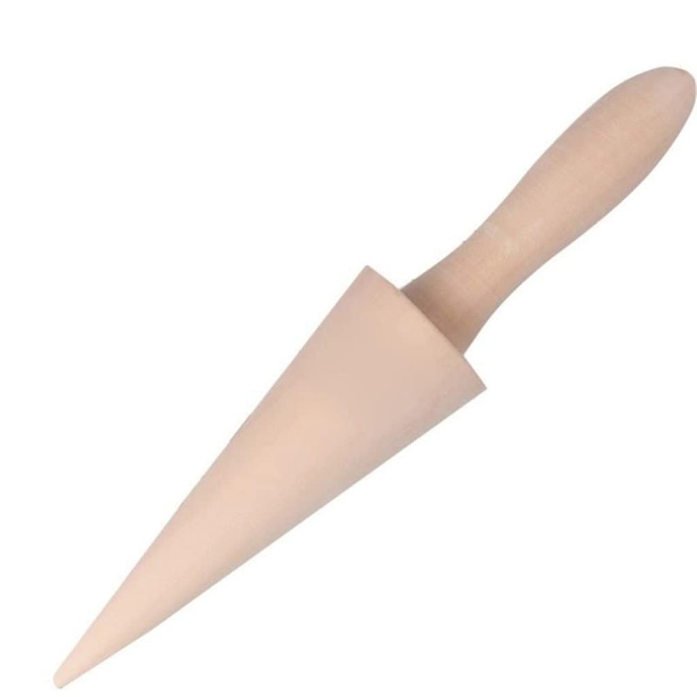 Wooden Egg Roll Ice Cream Cone Spiral Croissants Horn Moulds Omelet Waffle Roller Pastry