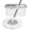 No Hand Wash Mop Household Rotary Bucket Set Dry and Wet Small Square view 1