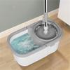 No Hand Wash Mop Household Rotary Bucket Set Dry and Wet Small Square view 2