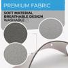 2-Pack CPAP Headgear Strap Replacement for F&P Eson 2, Eson, Simplus. Premium Fabric Head Strap for Eson Headgear Small, Simplus Headgear Med/Lrg. Soft, Breathable for Secure, Comfortable Fit. view 4