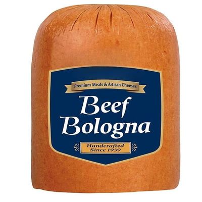 Beef Bologna, Standard Cut, Proudly offering a variety of traditional old-world style lunch meat loaves. Made with premium ingredients and hand-seasoned to perfection. [ 24 oz, 1.5 lb ]