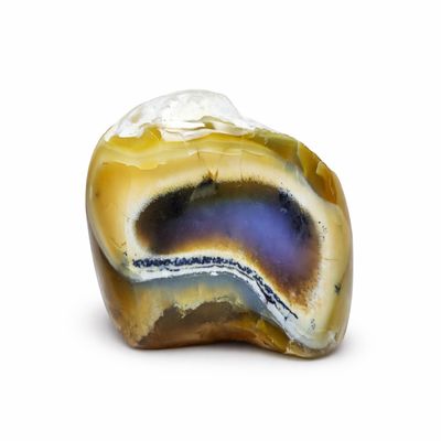 Yellow Dendritic Opal Blue Chalcedony and Honey Opal Freeform | Insight & Balance Stone