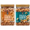 Member's Mark Whole Cashews, 33 oz (Pack of 2) Lightly Salted & Roasted with Sea Salt, Premium Jumbo Nuts, Fresh & Crunchy Snack, Resealable Bulk Container view 1
