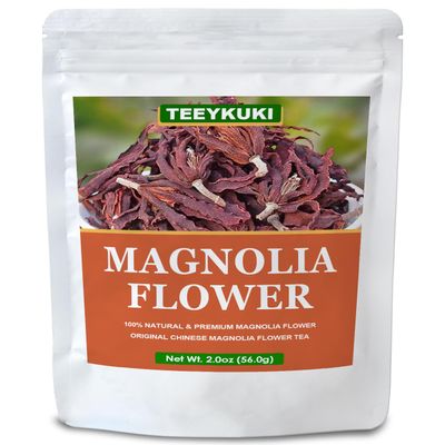 Natural Dried Magnolia Flower 2oz (56g), Additive-Free Floral Tea Ingredient, Premium Fragrant Magnolia Buds