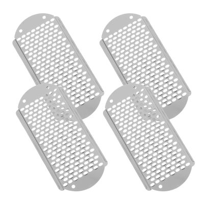 OSOLADY 4pcs Foot File Heel Scraper Set Handheld Pedicure Callus Removal Tool for Dead Skin Multi-use Foot Care Scraper for Cracked Heels