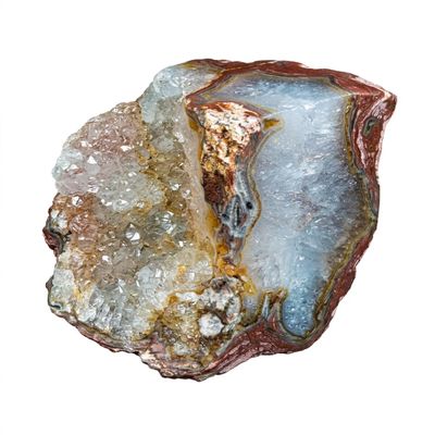 Druzy Petrified Wood: Polished Agatized Collectable, Turkey Sourced