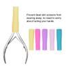 10Pcs Silicone Nipper Cover Protective Sleeve Nail Cuticle Scissors Cap for Manicure Pedicure Tools Nail Cuticle Scissors Dead Skin Scissors view 4