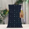 Qewfoju Navy Nautical Pattern Holiday Gift Bags Christmas Burlap Gift Bags Drawstring for Wedding Party Favors Xmas Gifts Couple Shower Medium view 2