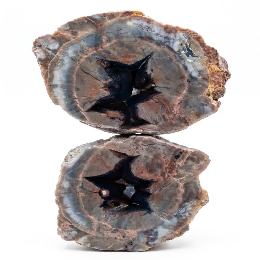 Pastel Thunderegg Agate with Cracked Core | Groundbreaking Energy Stone | Transformation and Inner Awakening Crystal