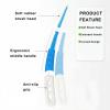 ACSKD Dental Picks for Teeth Cleaning, 96 Count Disposable Tooth Picks Flossers with Convenient Carry Case, Blue view 3