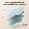Reusable Graphene Absorbent Pads for Women, Reusable Super Absorbent Menstrual Pad with Graphene Technology for Elderly Care& Mobility Support, Feel Secure, Dry, and Comfortable (6PC*Blue) view 2