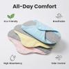 Reusable Graphene Absorbent Pads for Women, Reusable Super Absorbent Menstrual Pad with Graphene Technology for Elderly Care& Mobility Support, Feel Secure, Dry, and Comfortable (6PC*MAX) view 4