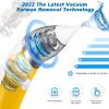 Ear Vacuum Ear Wax Removal Kit with 5 Levels Strong Suction, Reusable Electric Ear Suction Vacuum Tool for Adults and Kids (Yellow) view 2