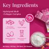Multi Collagen Peptides Powder Women, 10g Hydrolyzed Collagen, Lemon Flavor view 4