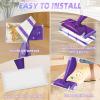 100 Count Mopping Pad for Wet Jet Mop Disposable Wetjet Pads Refills Replacement for Wet Pads Refill Compatible with Wet Jet Pads Thickness & Absorbent for Household Multi-Surface view 4