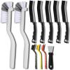 11Pcs Crevice Cleaning Brush Set - Hard Bristle Brushes for Kitchen, Bathroom, Corner, Grout, Sink, Cup, Teapot, Bottle, Blender view 1