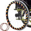 Wheelchair Cover 20/22/24Inch Wheelchair Push Rim Covers 1 Pair Silicone Wheelchair Hand Push Cover Non Slip Improve Grip and Traction, Easy to Take of and Clean,002,20in view 1