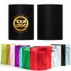 100PCS Custom Print Resealable Packaging Bag,Stand-up Foil Mylar Pouch with Tear Notch,Single-Color Print for Logo,QR Code & Design (Solid-Black, 14 * 20 * 7CM/5.5"*7.9"*2.8"-100PCS-One Color Print) view 1
