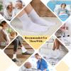 Revosoxs Womens Diabetic Socks - 6 Pairs Non Binding Stretchy Wide Bamboo Seamless Diabetic Ankle Socks for Women Size 9-11(White-Medium) view 2