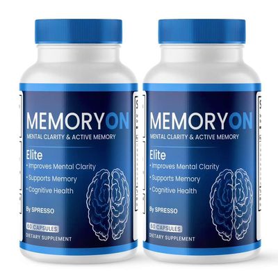 (2 Pack) Memoryon Pro Capsules, Official Memory on Supplement Pills with Premium Ingredients, Advanced Formula Support for Overall Health & Wellness Reviews (120 Capsules)