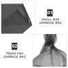 COOPHYA Small 30x35cm Black Disposable Trash Can Garbage Bags 300pcs (10 Rolls) Pe Rubbish Bags for Desktop Waste Container Home and Office Use view 3