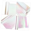 COLLBATH Iridescent Cellophane Sheets 56cm X 10 Yards 5.8 Mil Rainbow Bouquet Wrapping Paper DIY Floral Cellophane Material for Baskets and Flower Bouquets view 3