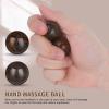 COLLBATH 2pcs Portable Hand Massage Balls 25mm Stone Baoding Balls for Hand Exercise and Stress Relief Outdoor Palm Massage for Fitness and Relaxation view 3