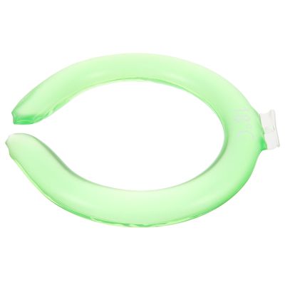 BCOATH Reusable Gel Ice Pack for Neck Cooling Wrap, Green Neck Cooler for Summer Comfort, Soft Cold Compress Suitable for Injury and Soothing